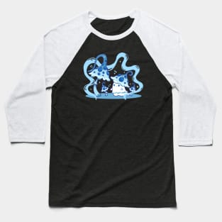 A Ghost in a blue mushroom hat Baseball T-Shirt